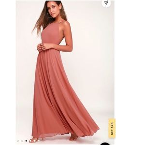 Lulus Mythical Kind of Love- Coral color - Size Small